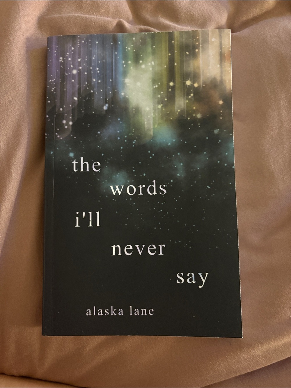 'the words i'll never say' Paperback Book - Alaska Lane